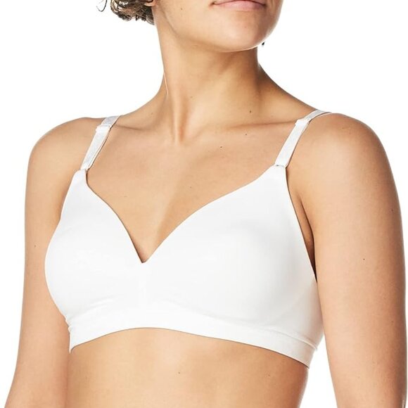 **Warner's** Women's Blissful Benefits Back-Smoothing Comfort Wireless T-Shirt - Picture 1 of 5